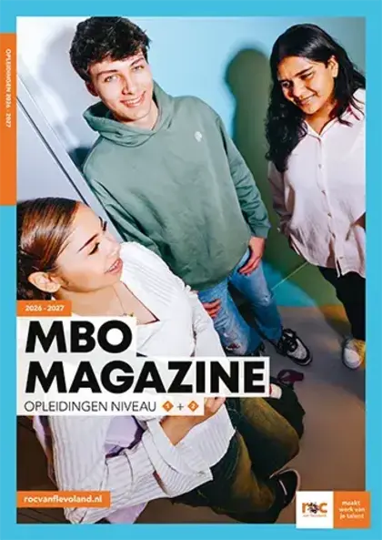 Mbo Magazine Opleidingen Niveau 1 en 2 Flevoland cover